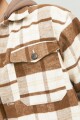 Sobrecamisa Rollie Cuadro Leñador Seal Brown