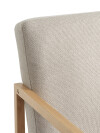 Sillón KALUNDBORG tela 1 cuerpo arena/roble Sillón KALUNDBORG tela 1 cuerpo arena/roble