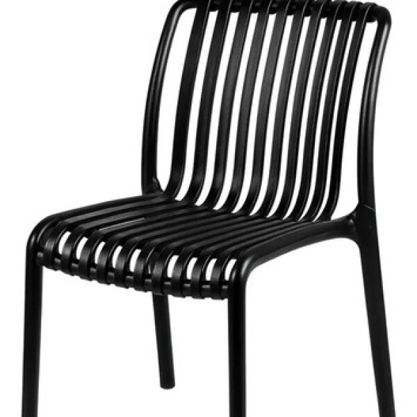 Silla Comedor Cocina Vetro Isabelini Interior Exterior Negro 1