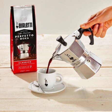 Cafetera Bialetti Aluminio MOKA2 Clásica 2 Pocillos ALUMINIO