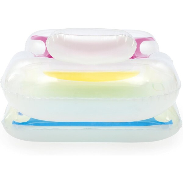 Colchoneta Sillon Sofá Flotador Inflable Bestway Respaldo Variante Color Blanco