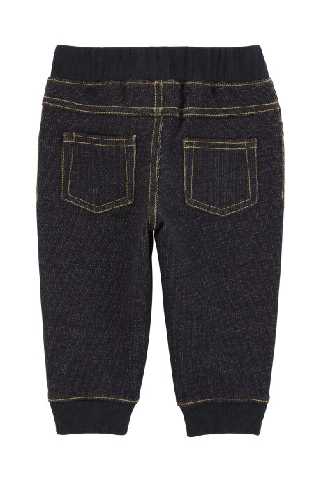 Set dos piezas, pantalón jean y body henley térmico Sin color