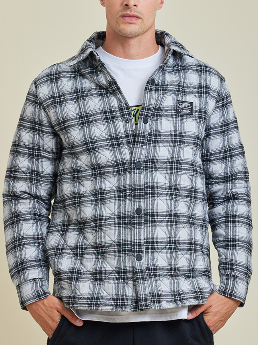 SOBRECAMISA FERGAL RUSTY - Blanco/negro 