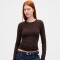 LS CLOSEKNIT CREW - 23 1/2 TERRA BROWN V2
