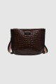 Bandolera Laura Crocco Chocolate con Chocolate