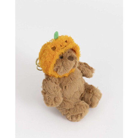 Llavero Y Charm Peluche ''halloween'' Marron Medio