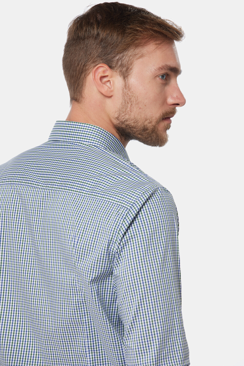 CAMISA SPORT A CUADROS Verde