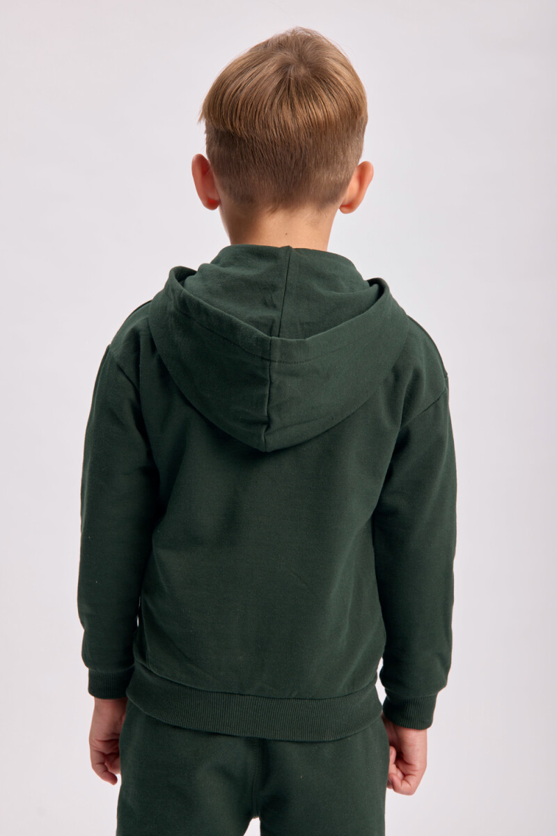 Campera deportiva básica Verde