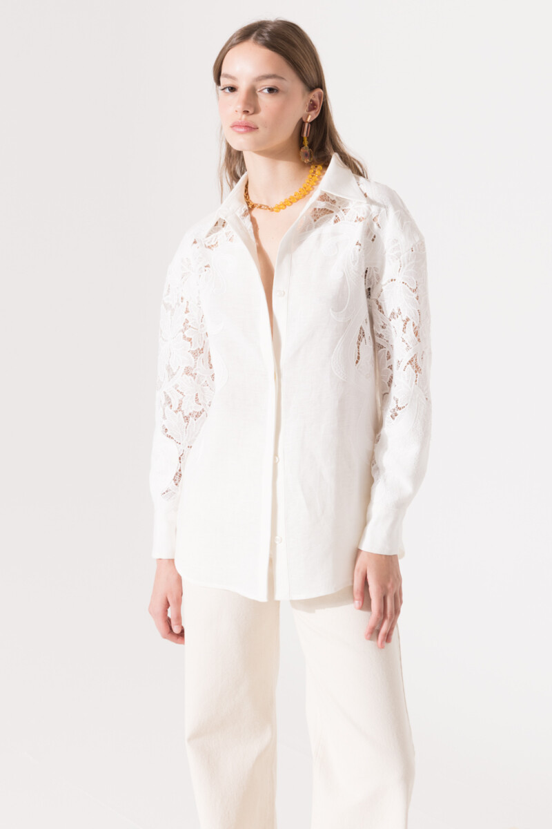 CAMISA JUNGLE Blanco