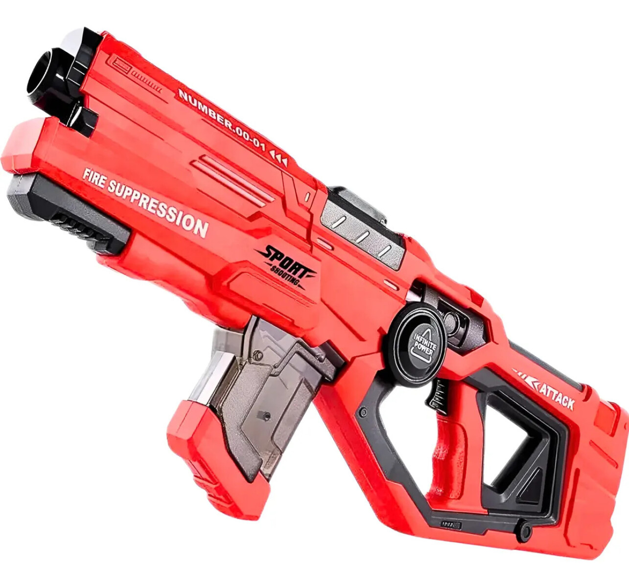 Pistola De Agua Eléctrica Automática a batería - Rojo 