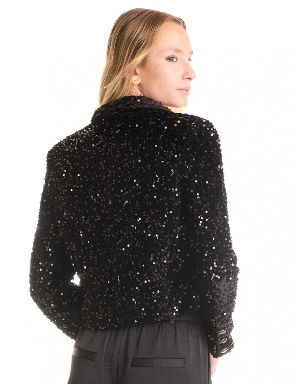 Chaqueta Lentejuelas NEGRO