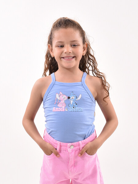 MUSCULOSA A&S AZUL CLARO
