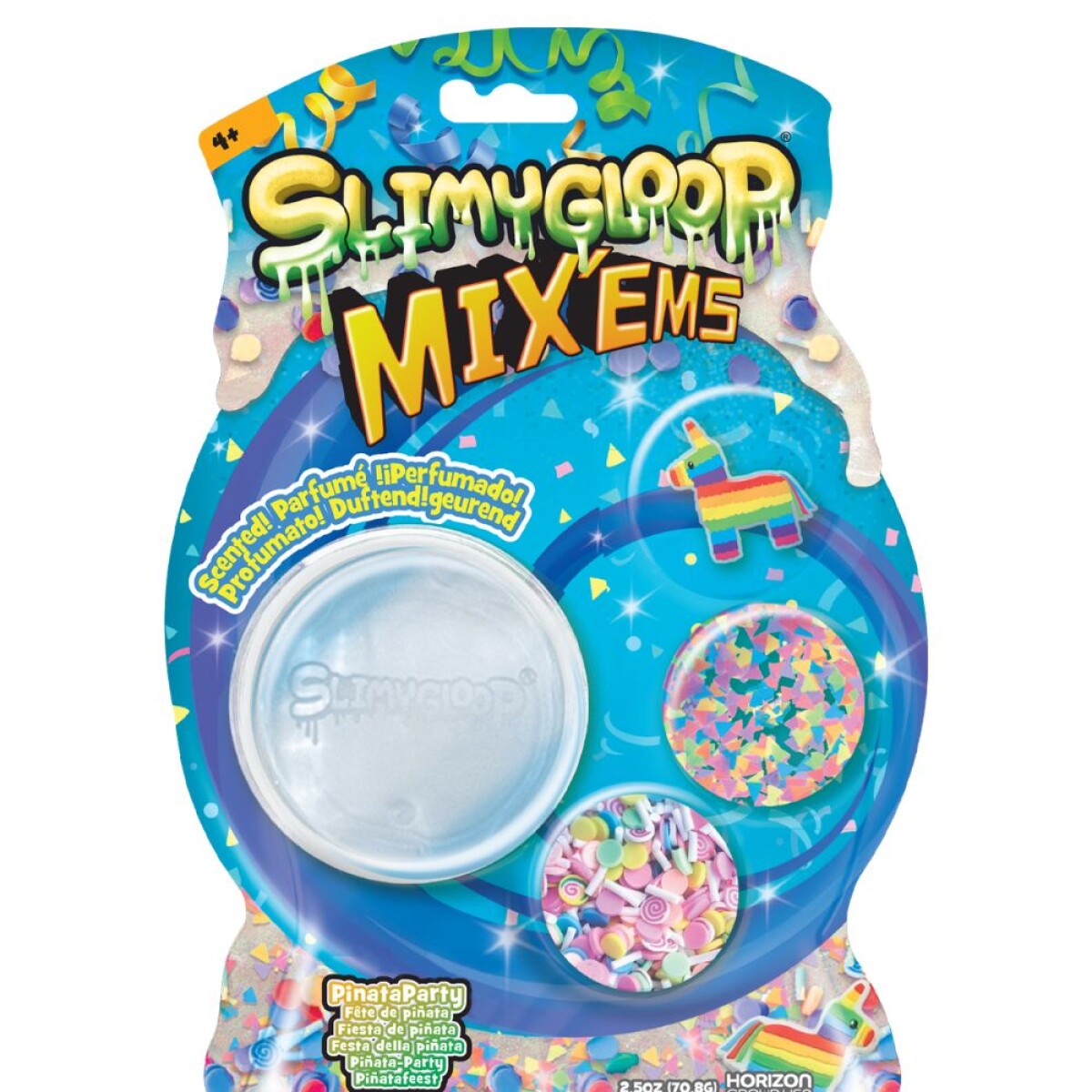 Slime Slimy Gloop Mixems Set con Aroma Universo Binario - PINATA-PARTY 