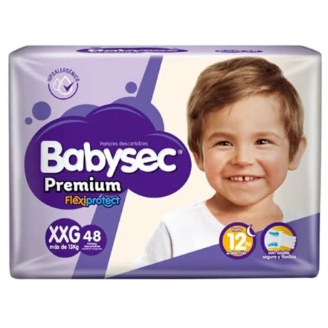 PAÑAL BABYSEC PREMIUM XXG X 48 PAÑAL BABYSEC PREMIUM XXG X 48