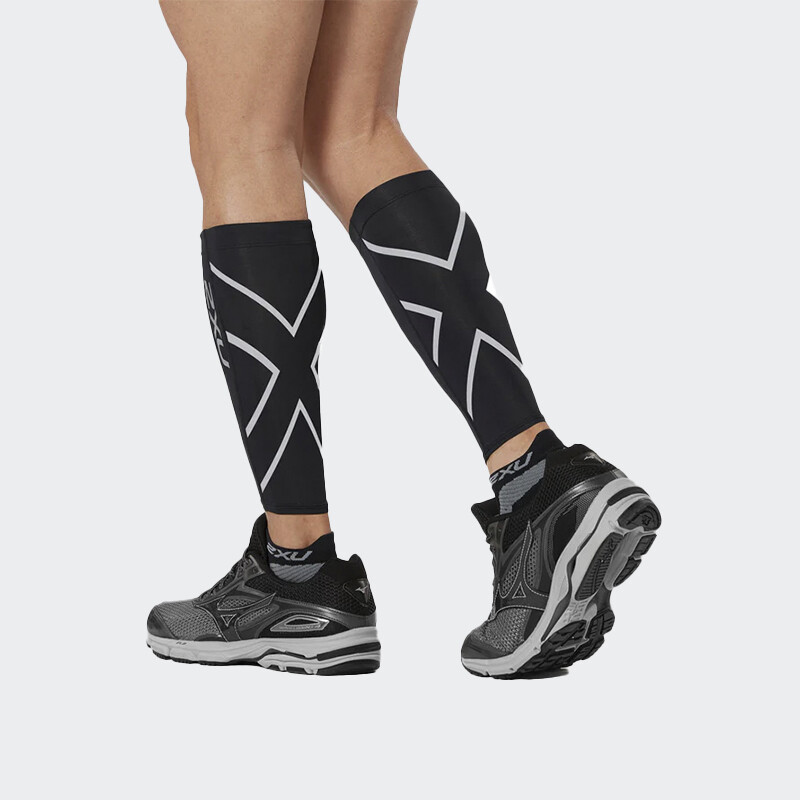 Medias de Compresión 2XU Compression Calf Guards Negro