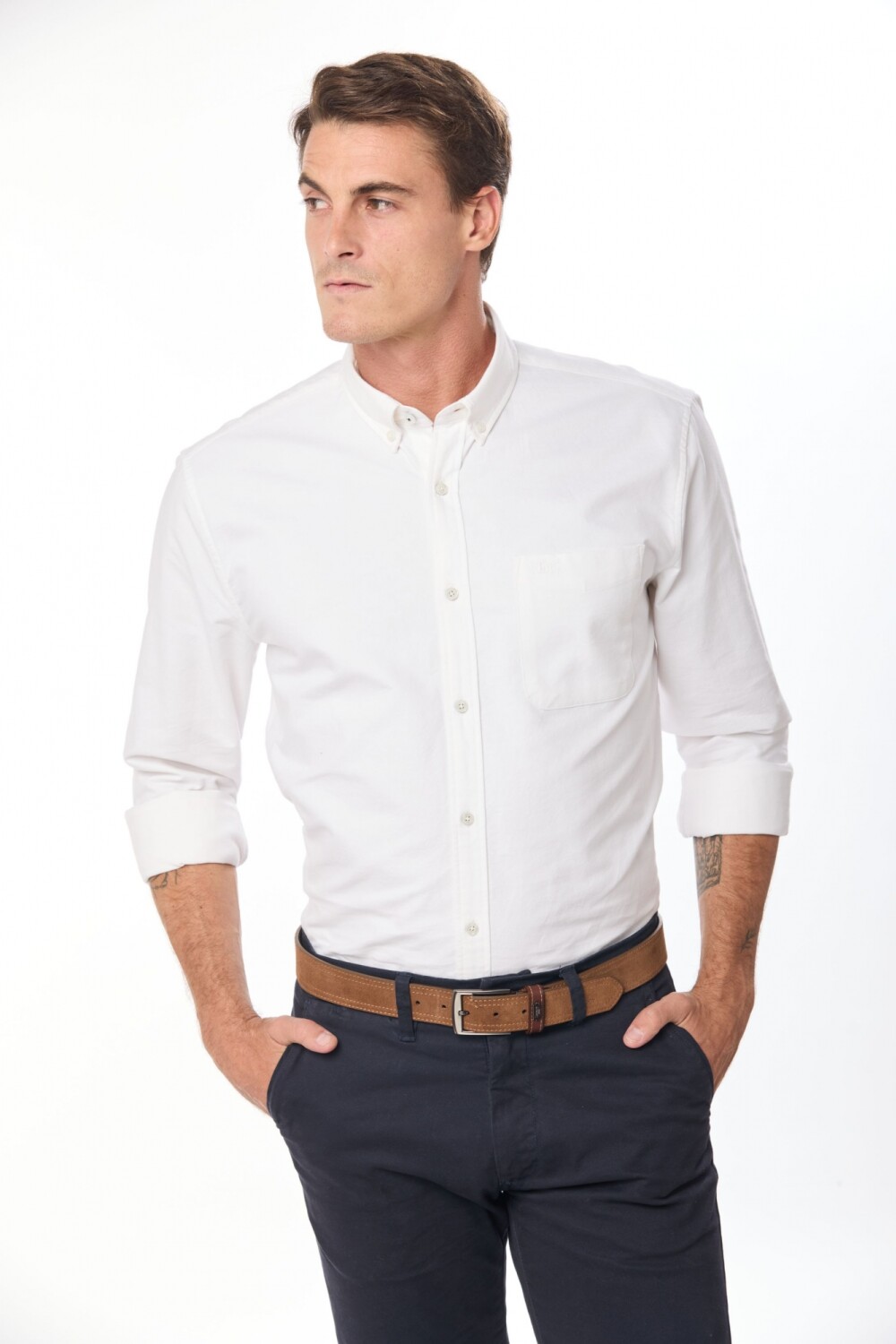 CAMISA SPORT OXFORD Blanco