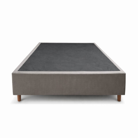 [OUTLET] Base Box para Colchón PLAZA Y MEDIA 110 x 188 cm de tela suede y patas de madera - [ÚLTIMA UNIDAD] [OUTLET] Base Box para Colchón PLAZA Y MEDIA 110 x 188 cm de tela suede y patas de madera - [ÚLTIMA UNIDAD]