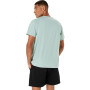 Polos Training Asics Logo Tee Hombre Ocean Haze
