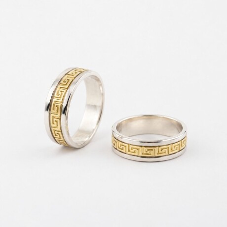 Alianzas Guarda Versace - Plata y Oro Alianzas Guarda Versace - Plata y Oro