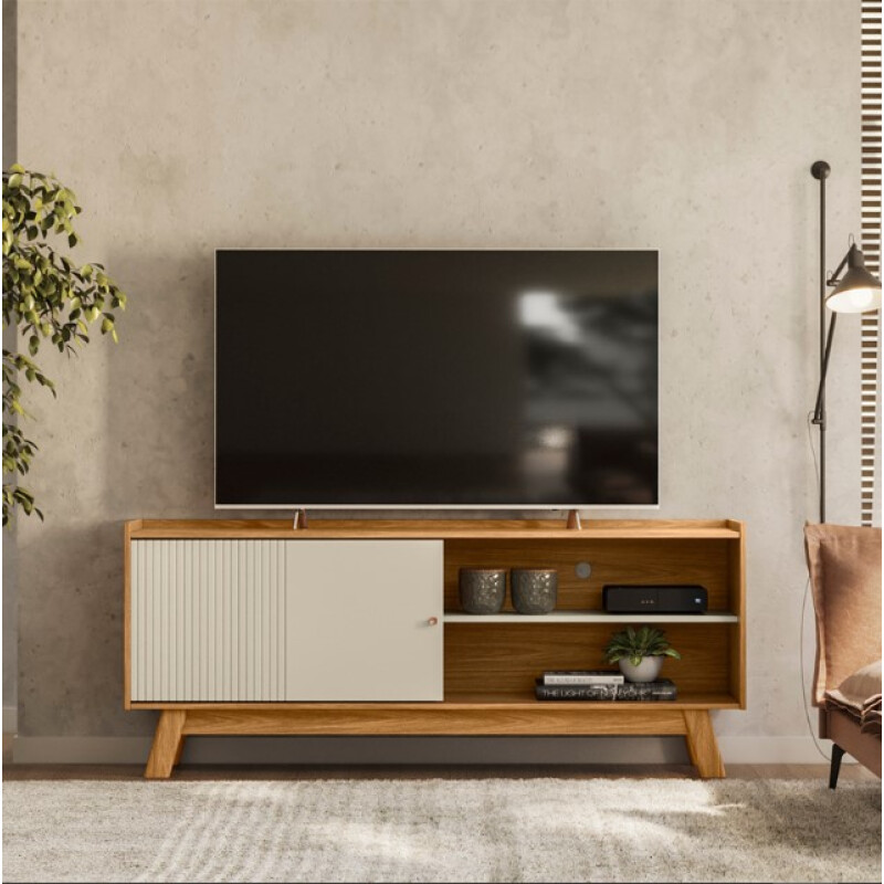 Rack para TV hasta 65″ AURUM Color Nature Off White Rack para TV hasta 65″ AURUM Color Nature Off White