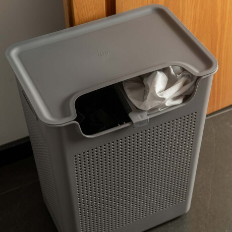 CESTO ROPA DOBLE PLASTICO GRIS CFW2000