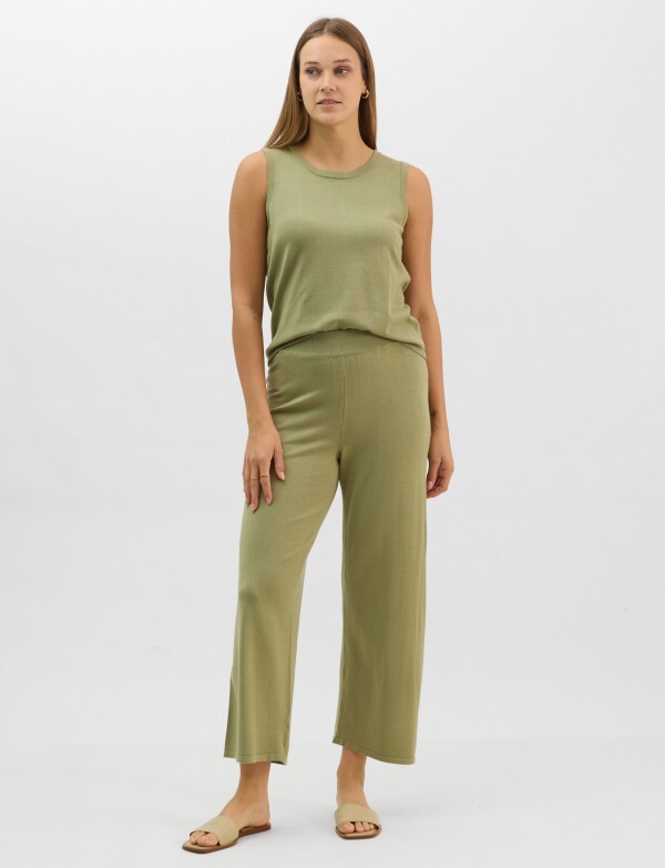 Musculosa Tejida OLIVA