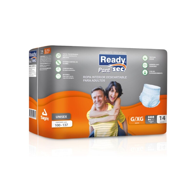 READYSEC PANT G/XG X14 Readysec Pant G/xg X14