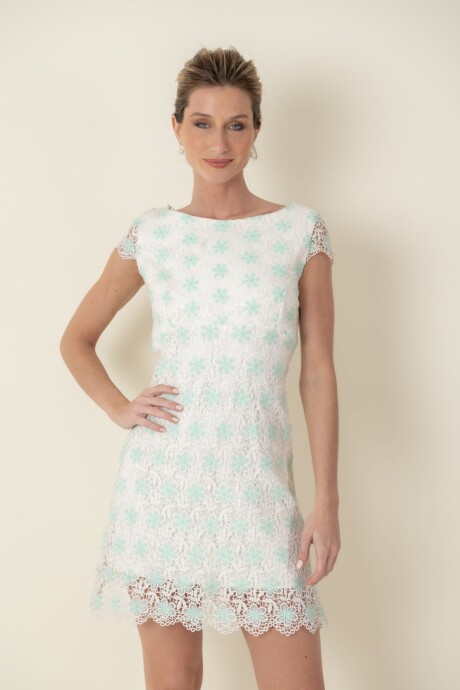 VESTIDO ENEBRO Verde agua