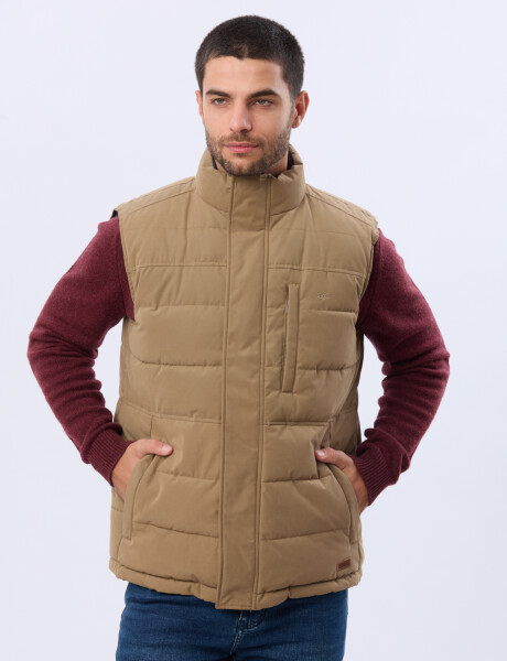 CHALECO REVERSIBLE ACOLCHADO Beige