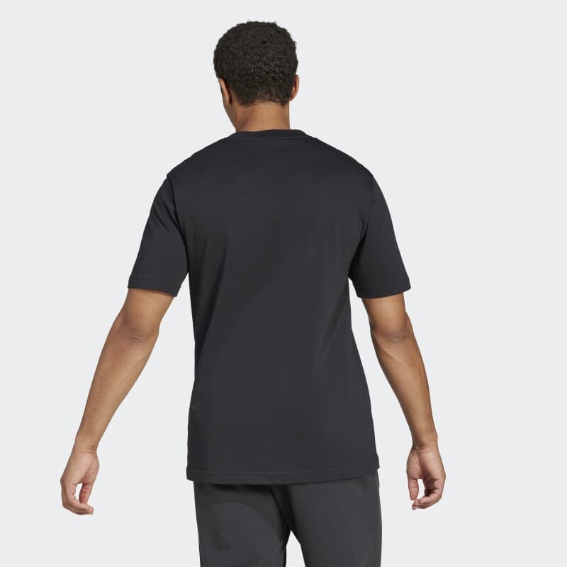 Remera Adidas Essentials Logo Grande Negro