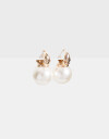 Aros Argollas Perla Argollas Con Perlas - Dorado