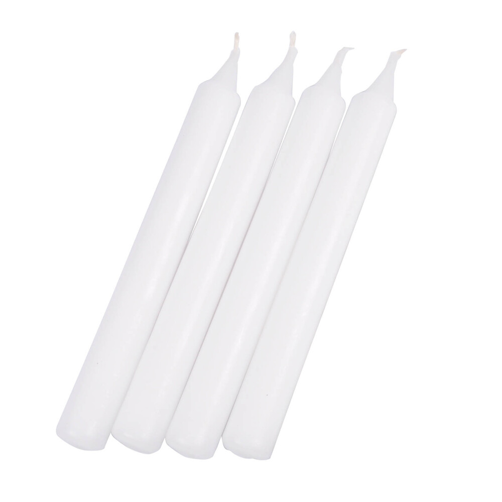 SET 4 VELAS BLANCO PARAFINA HOMEA 20CM