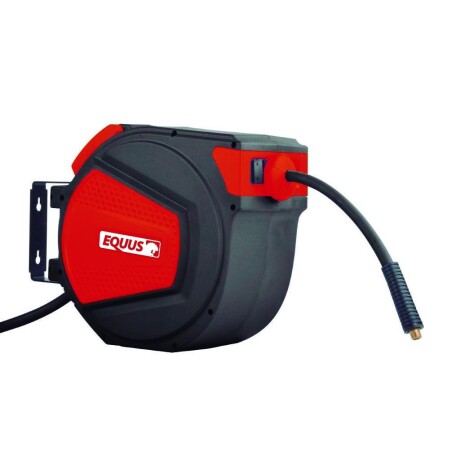 Manguera con Carretel Retráctil de Aire Equus NWA-D15 ROJO
