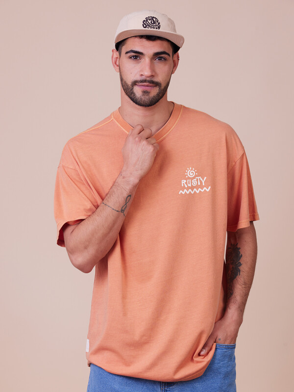 T-SHIRT ACHUAR RUSTY Ocre