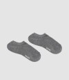 Medias cortas superescotada Gris melange