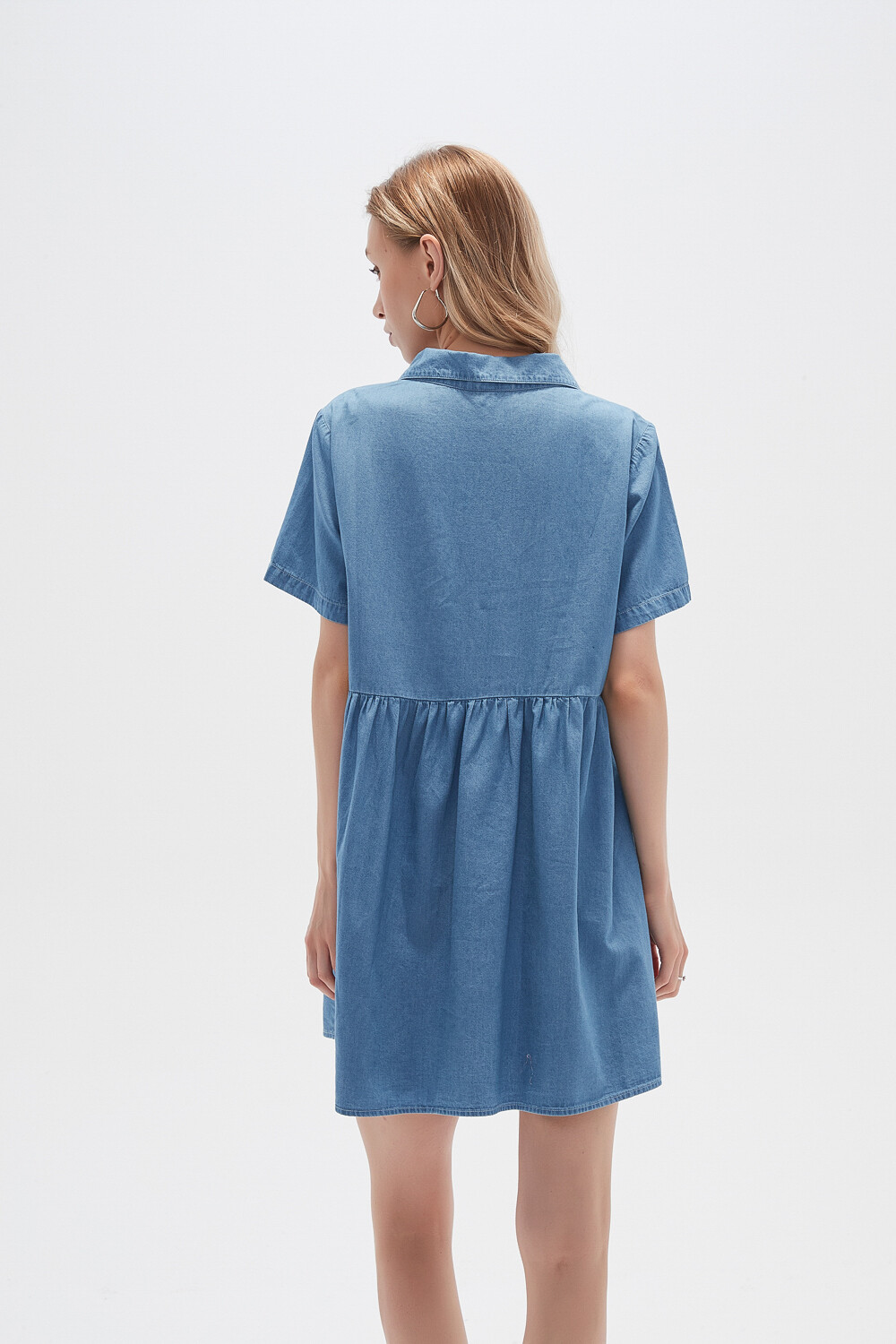 Vestido Crypto Celeste