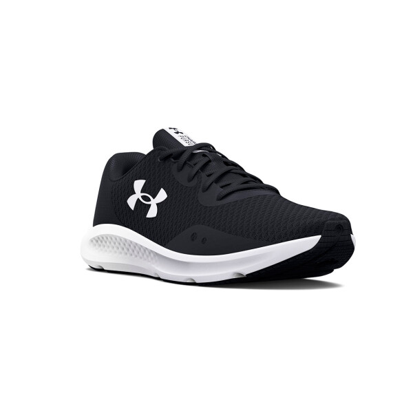 Under Armour W Charged Pursuit 3 Negro-blanco