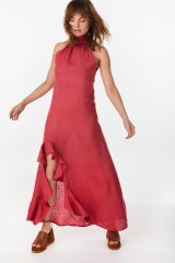 Vestido Lirio Terracota