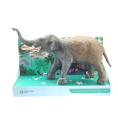 Animal Goma Elefante En Caja 4274 Unica