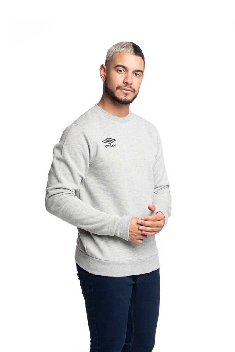BUZO HOMBRE UMBRO BASICO FELPA Gris