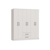 Ropero 6 Puertas Modelo Rocha Blanco Ropero 6 Puertas Modelo Rocha Blanco