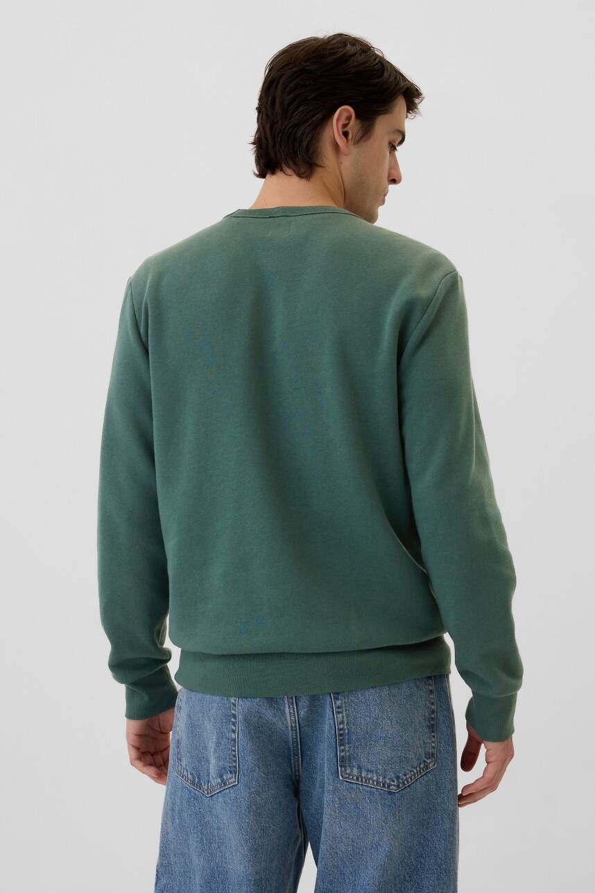 Buzo Deportivo Logo Gap Hombre Moores Green