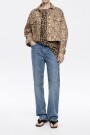 CAZADORA DENIM OVERSIZE LEOPAR Natural