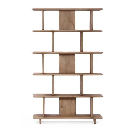 BIBLIOTECA MADERA-DE-MANGO NATURAL-BEIGE EMILIO NATURAL