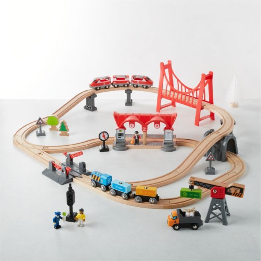Pista tren ciudad xl HAPE Pista tren ciudad xl HAPE