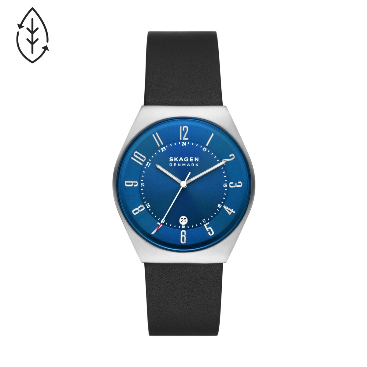 Reloj Skagen Fashion Cuero Negro 