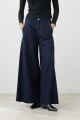 Pantalón de jean wide leg jean oscuro