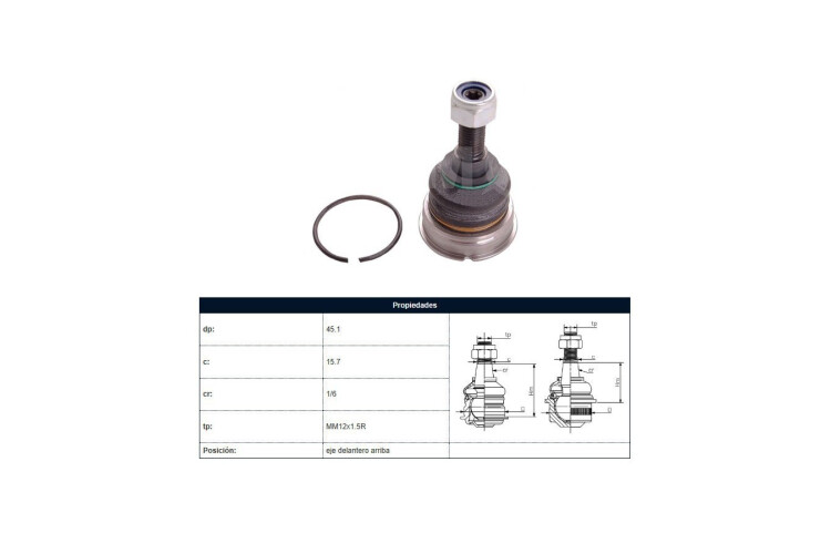 Rotula Del Volks Amarok 4X2 - 4X4 11-25 Der/Izq Rotula Del Volks Amarok 4X2 - 4X4 11-25 Der/Izq