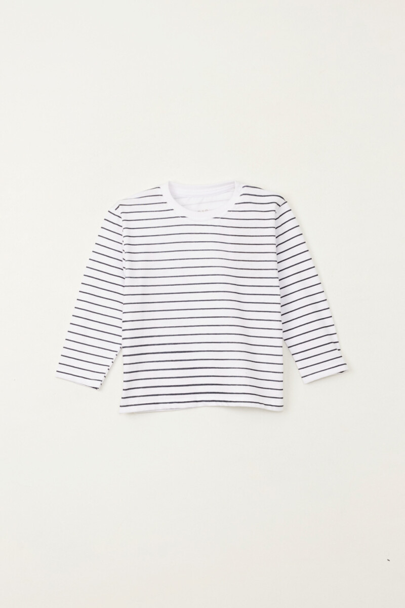 Remera estampada - Blanco 