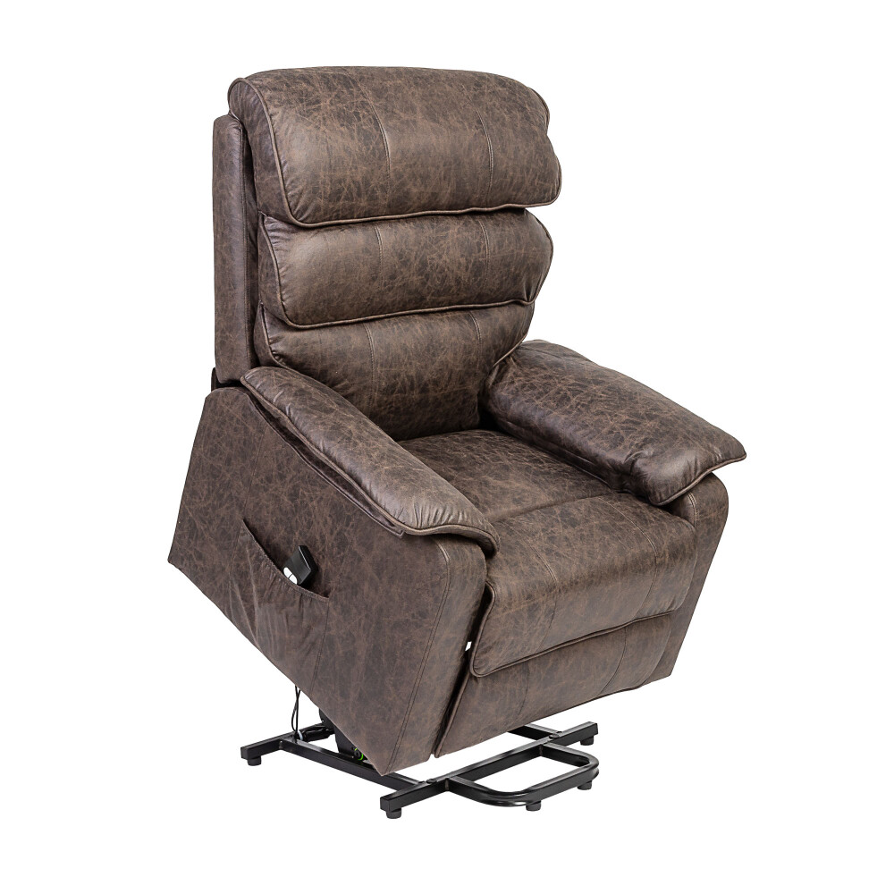 RECLINER C/LIFT PU MARRON ALFA